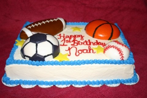 Boys Sports Birthday Cake Ideas