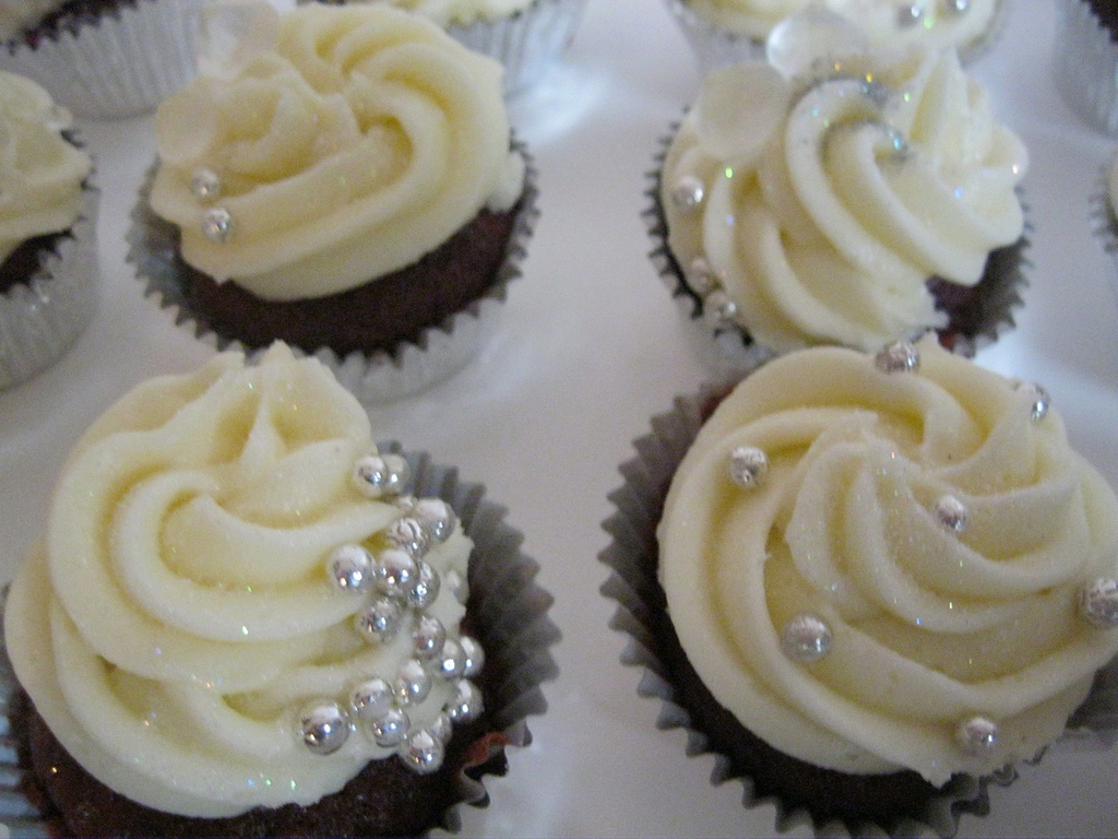 Bridal Shower Mini Cake and Cupcakes