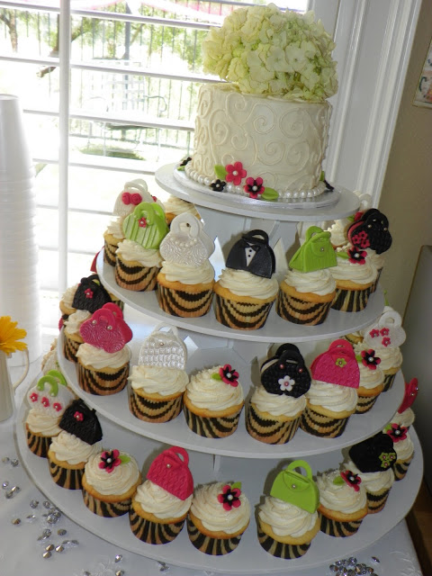 Bridal Shower Mini Cupcake Cake