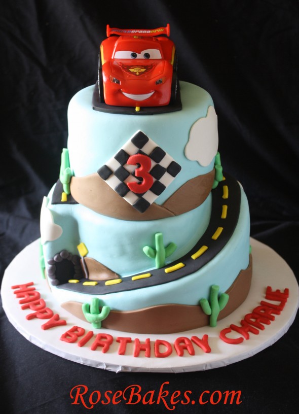Cars Lightning McQueen Birthday Cake Cars Lightning McQueen Birthday Cake