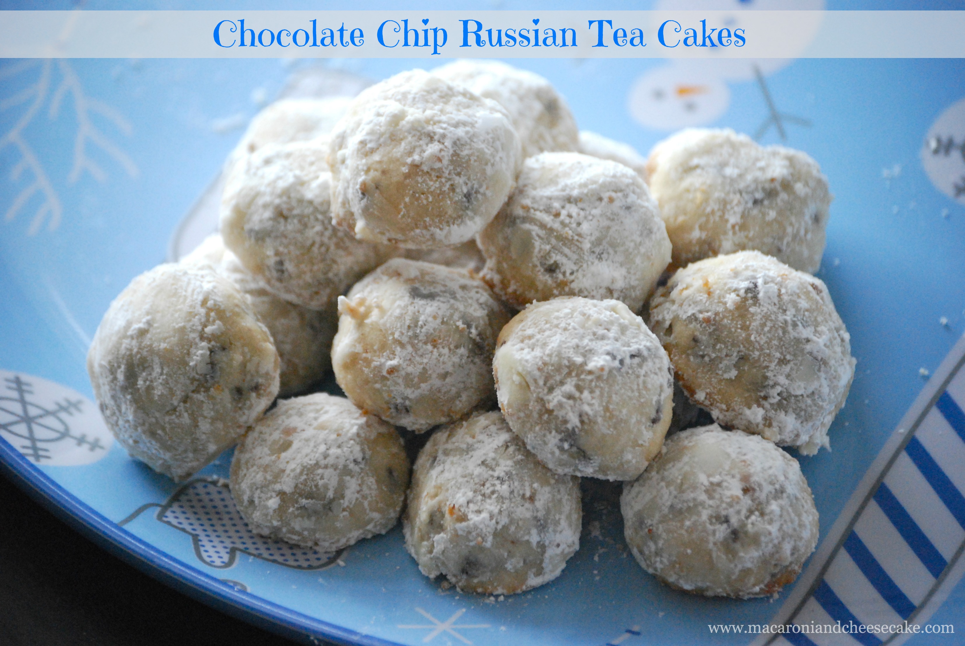 Chocolate Chip Russian Tea Cakes Chocolate Chip Russian Tea Cakes