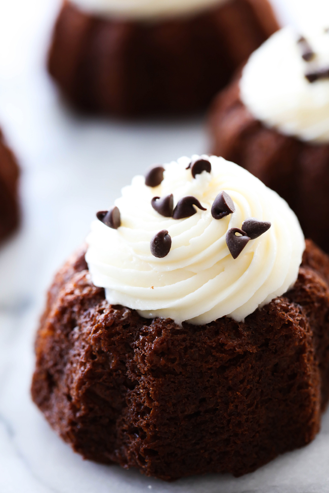 Chocolate Mini Bundt Cakes