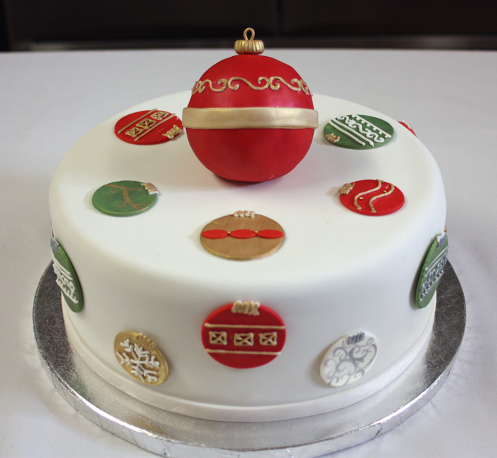 Christmas Ornament Cake