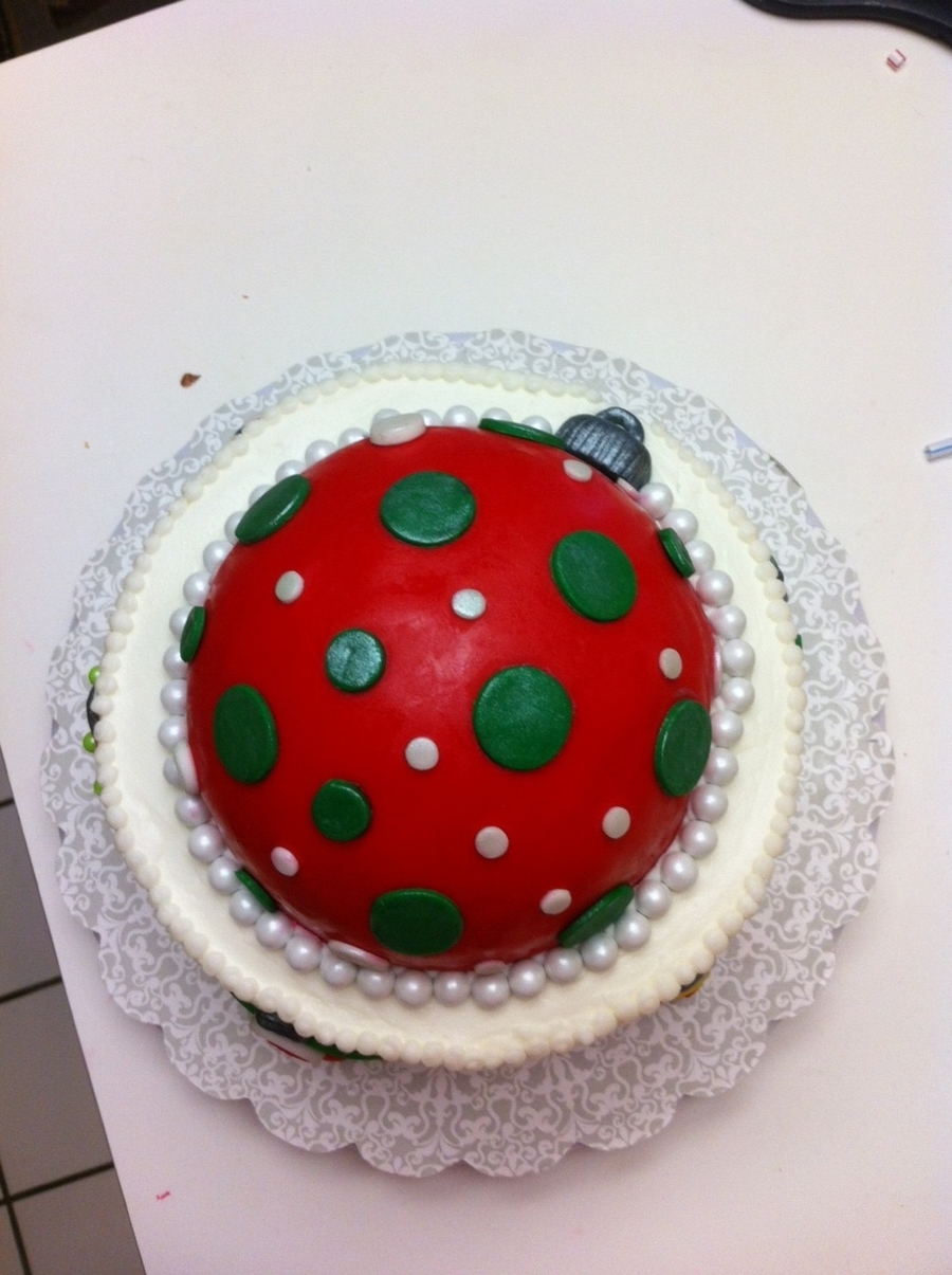 Christmas Ornament Cake