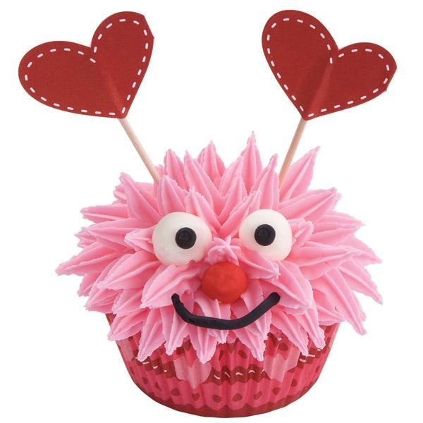 Cute Valentine's Day Cupcake Idea