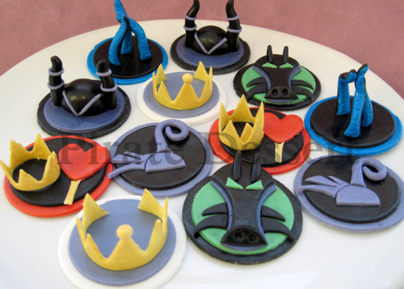 Disney Villains Cupcake Toppers Disney Villains Cupcake Toppers