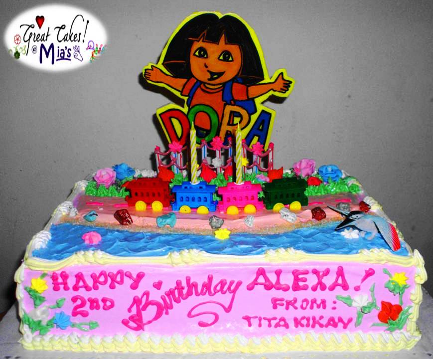 Dora Explorer Birthday Cake