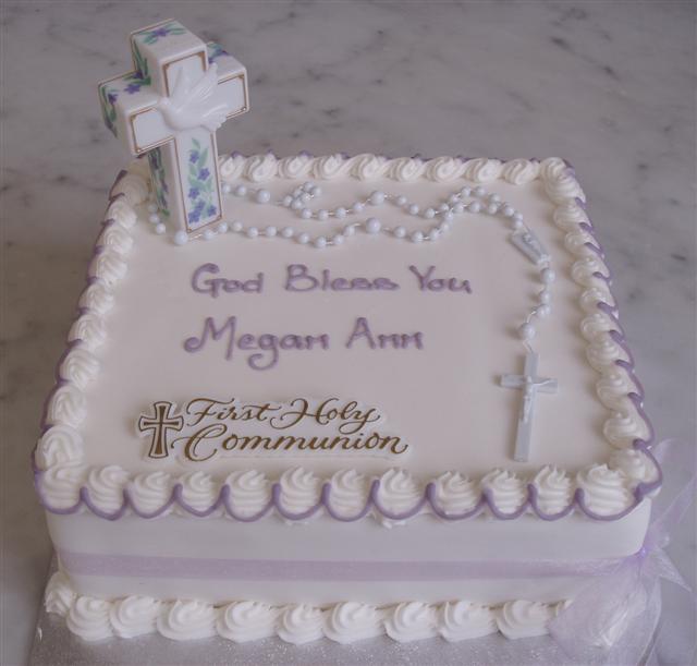 First Communion Rosary Cake First Communion Rosary Cake