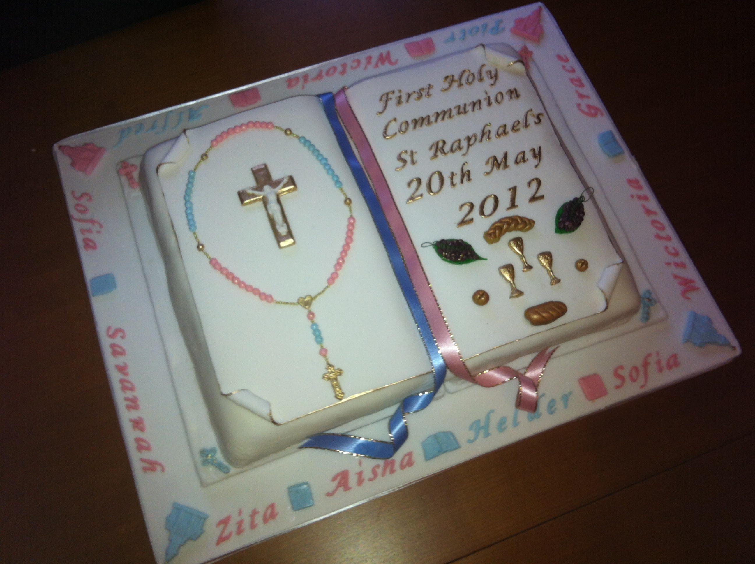 First Holy Communion Cake First Holy Communion Cake