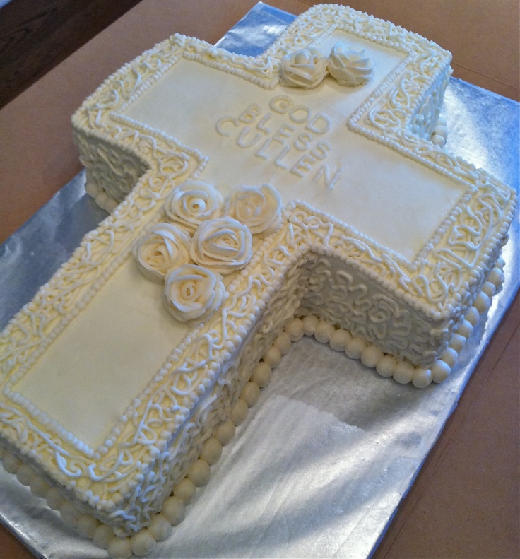 First Holy Communion Cross Cakes First Holy Communion Cross Cakes