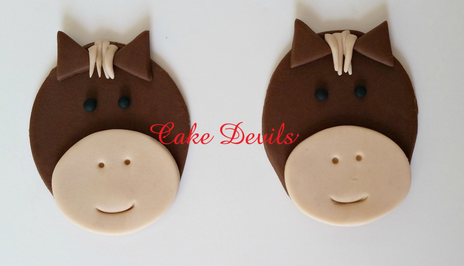 Fondant Horse Cupcake Toppers Fondant Horse Cupcake Toppers