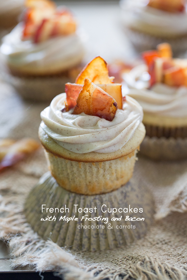 French Toast Cupcakes with Maple Frosting