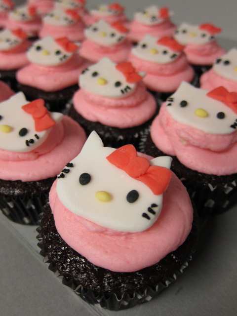 8 Photos of Hello Kitty 50th Anniversary Cupcakes