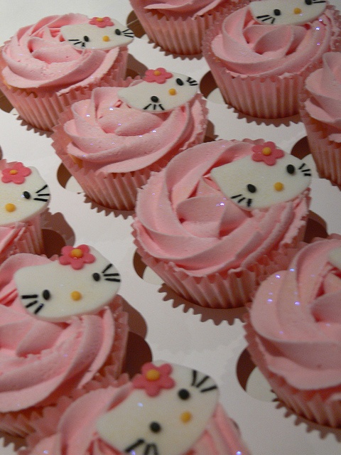 Hello Kitty Cupcakes Hello Kitty Cupcakes