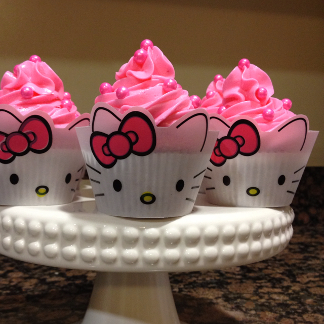 Hello Kitty Cupcakes Hello Kitty Cupcakes