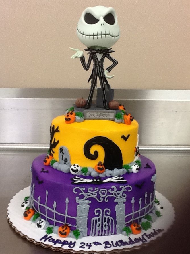 Jack Skellington Birthday Cake