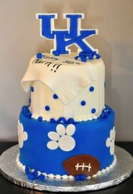 Kentucky Wildcats Basketball Birthday Cake