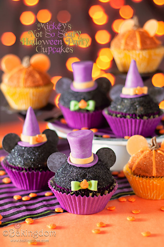 Mickey Mouse Halloween Cupcakes