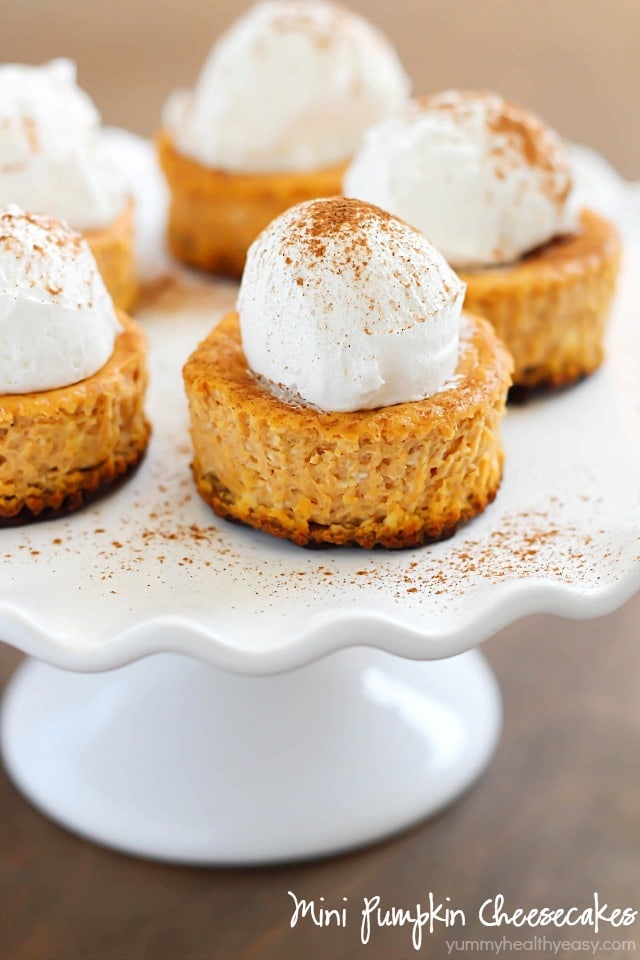 Mini Pumpkin Cheesecakes Desserts Recipe Mini Pumpkin Cheesecakes Desserts Recipe