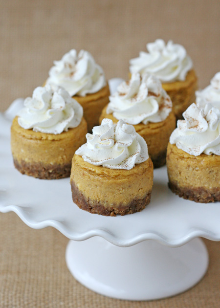 Mini Pumpkin Cheesecakes Recipe Mini Pumpkin Cheesecakes Recipe