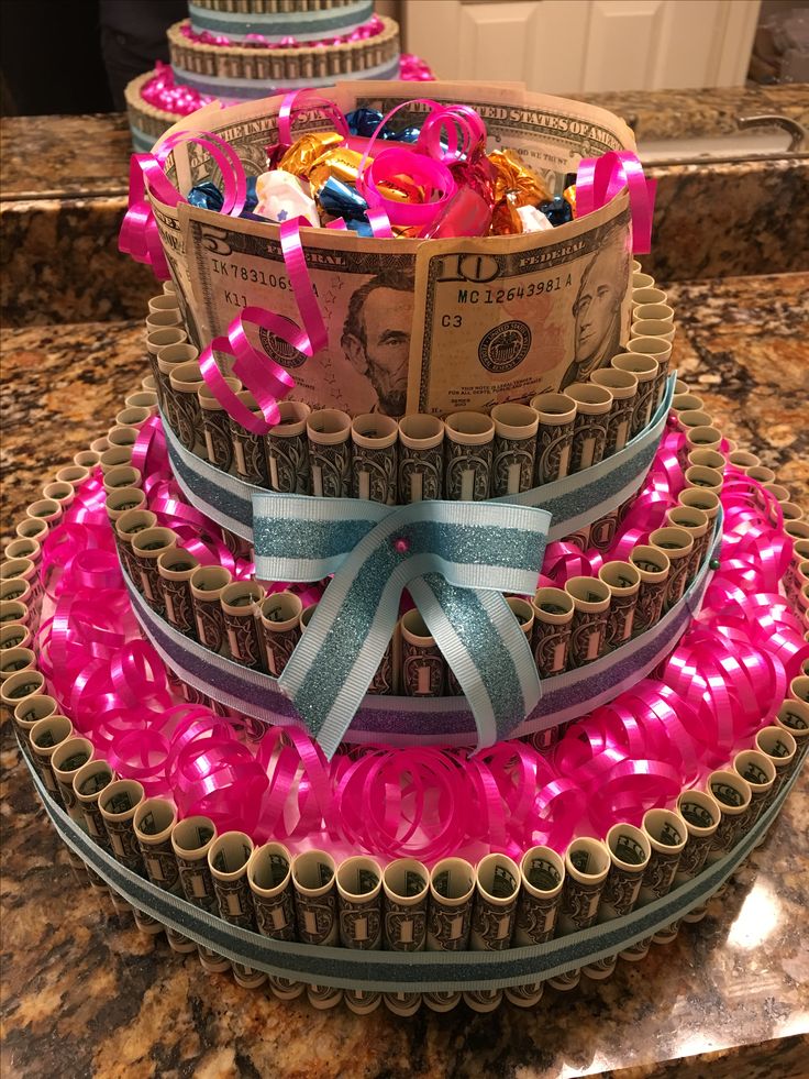 Money Birthday Cake