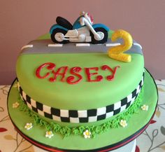 Motorbike Birthday Cake Boy Motorbike Birthday Cake Boy