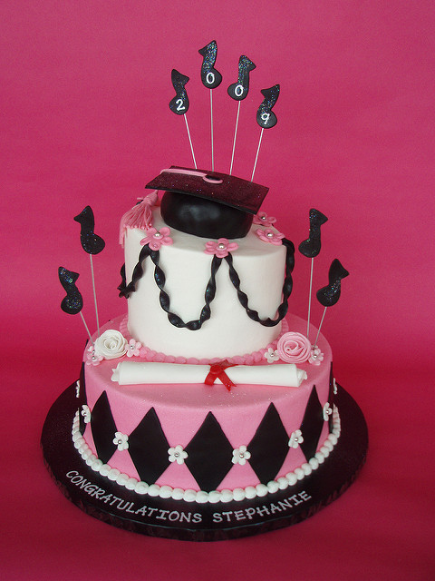 Music Graduation Cake