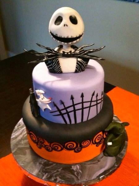 Nightmare Before Christmas Jack Skellington Cake