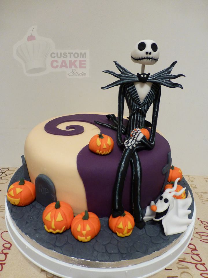 Nightmare Before Christmas Jack Skellington Cake