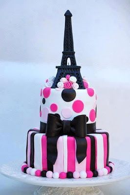 Paris Eiffel Tower Cake Decorations