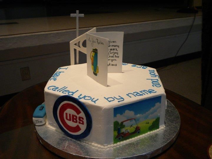 Pastor Retirement Cake