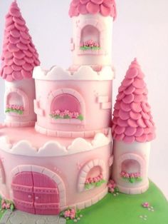 Pink Princess Castle Cake Pink Princess Castle Cake