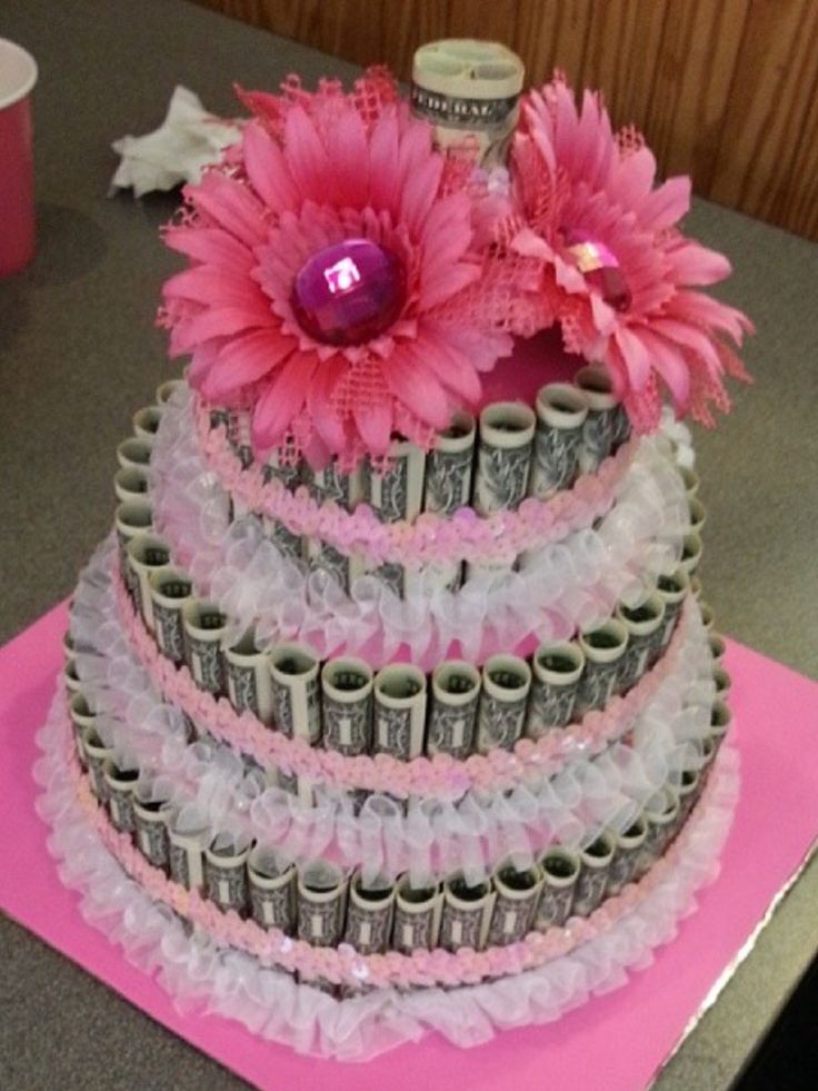 Pinterest Money Cake