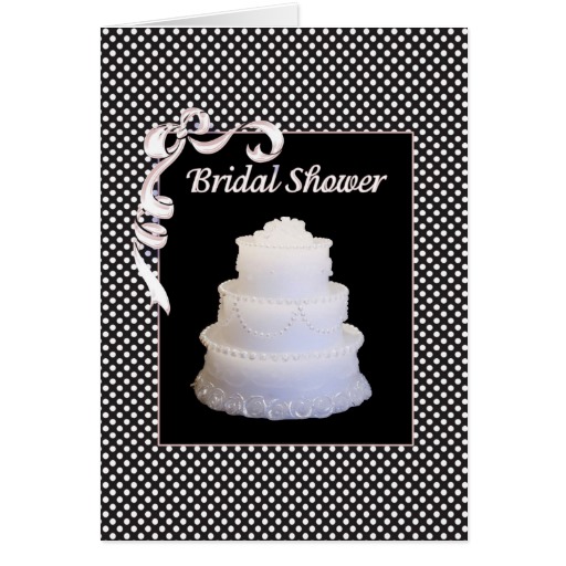 Polka Dot Bridal Shower Invitations