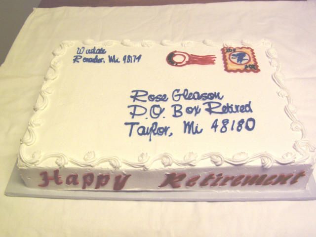 Postal Retirement Cake Ideas Postal Retirement Cake Ideas