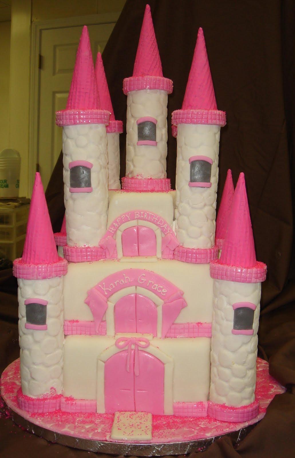 Princess Castle Birthday Cake