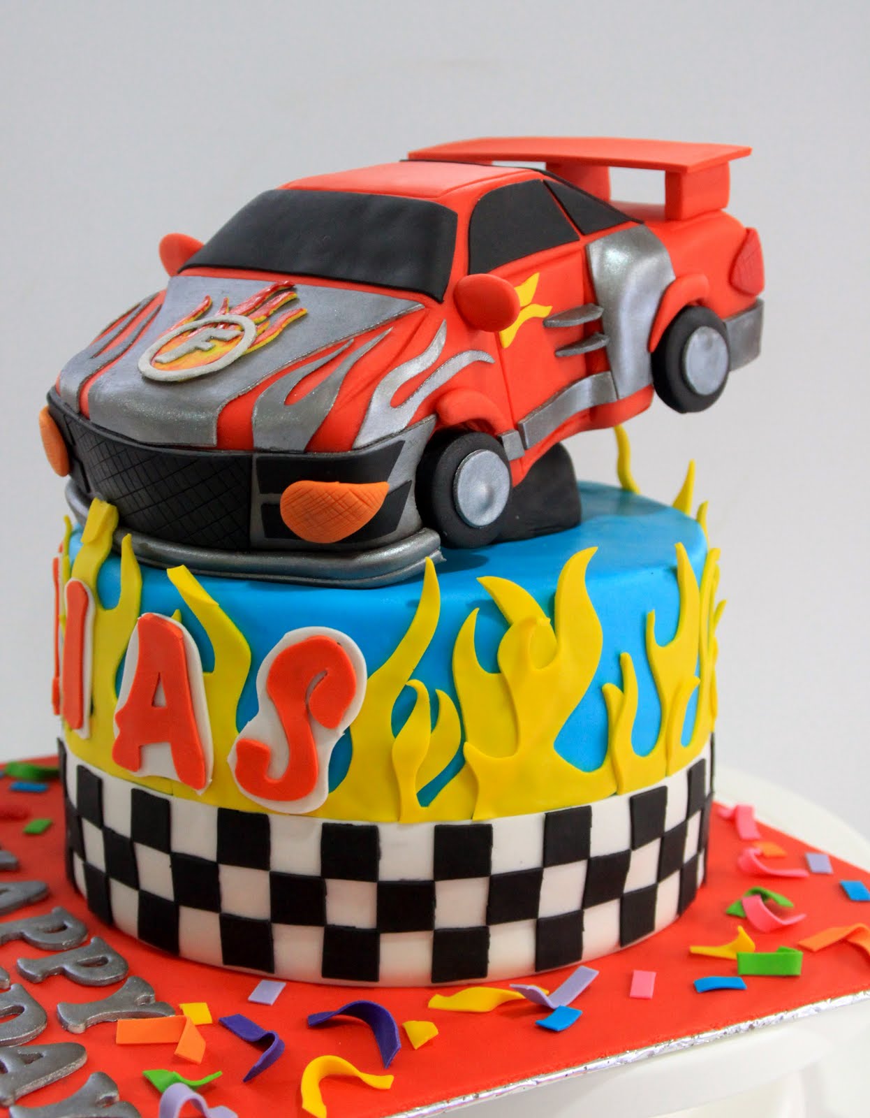 Race Car Birthday Cake Race Car Birthday Cake