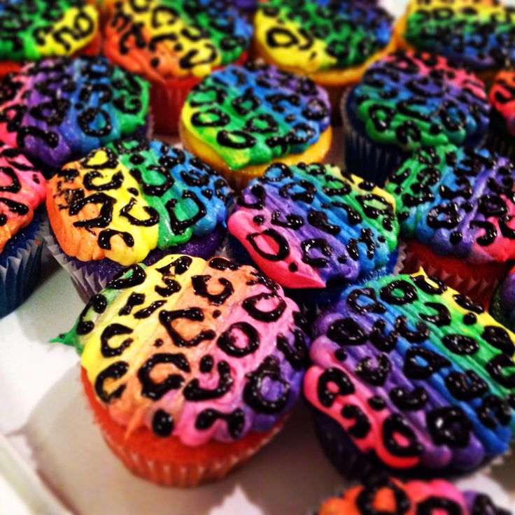Rainbow Cheetah Print Cake Rainbow Cheetah Print Cake