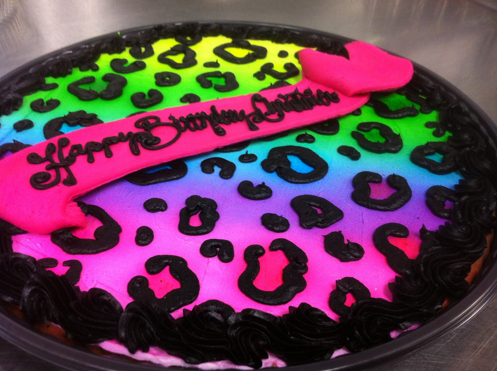 Rainbow Cheetah Print Cake Rainbow Cheetah Print Cake