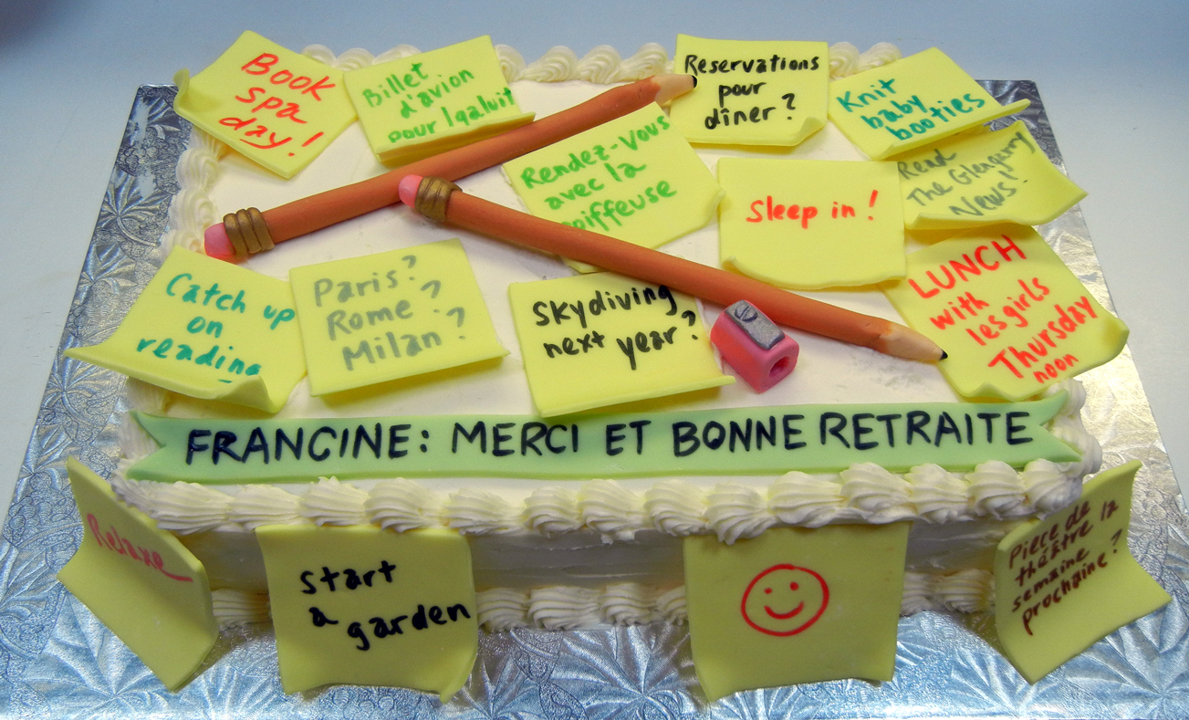 Retirement Cake Retirement Cake