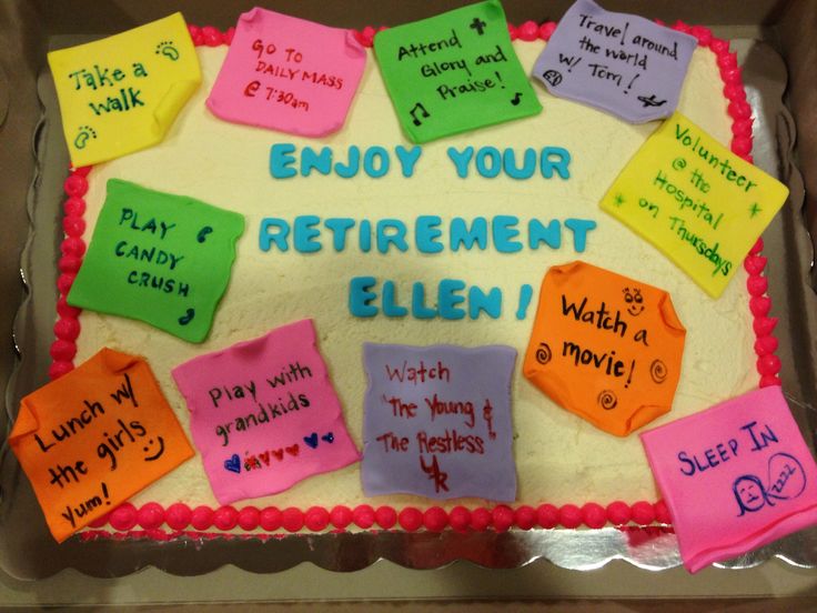 Retirement Sheet Cakes Retirement Sheet Cakes