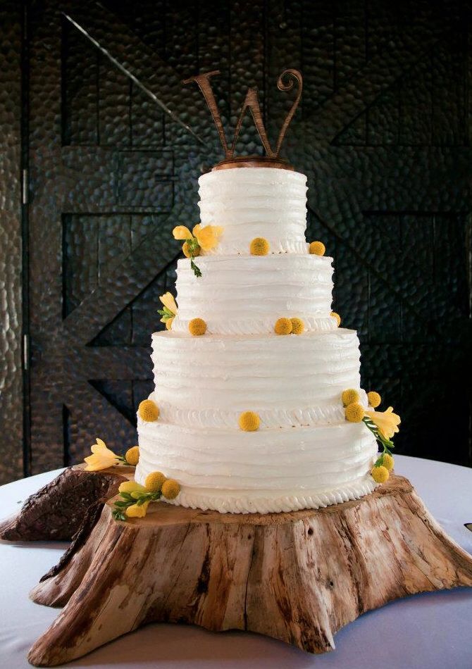 Rustic Wood Cake Stand Rustic Wood Cake Stand
