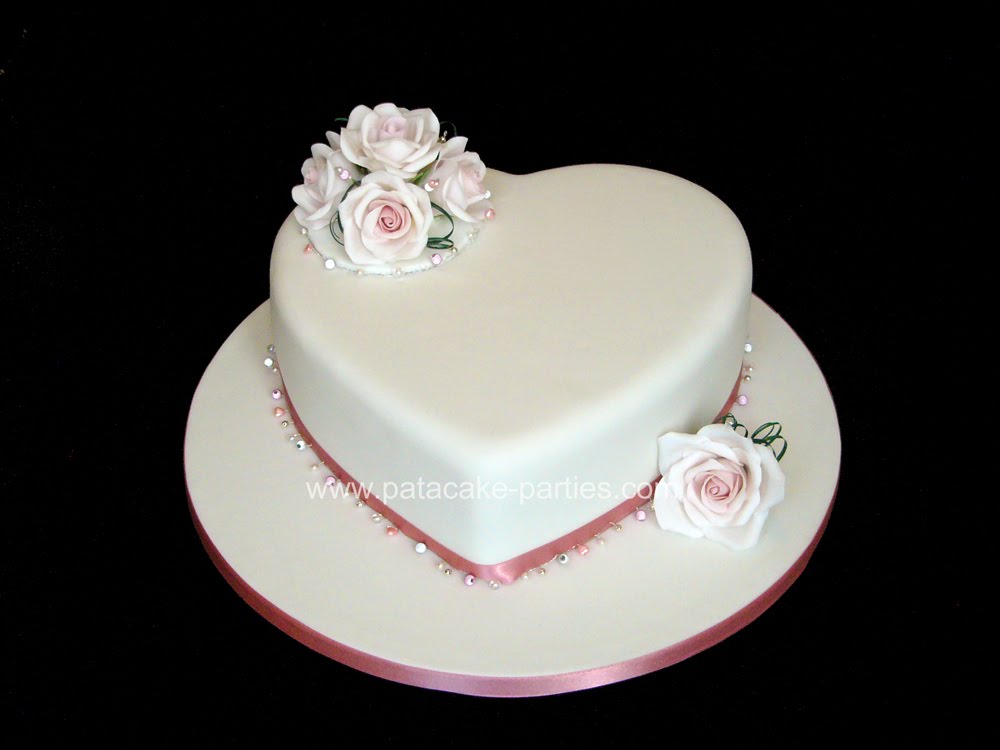 Single Tier Wedding Cake