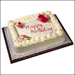 Square Birthday Cake Girl Square Birthday Cake Girl