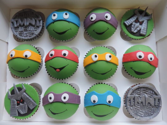 Teenage Mutant Ninja Turtle Cupcakes Teenage Mutant Ninja Turtle Cupcakes