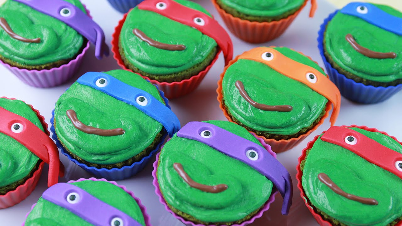Teenage Mutant Ninja Turtle Cupcakes Teenage Mutant Ninja Turtle Cupcakes