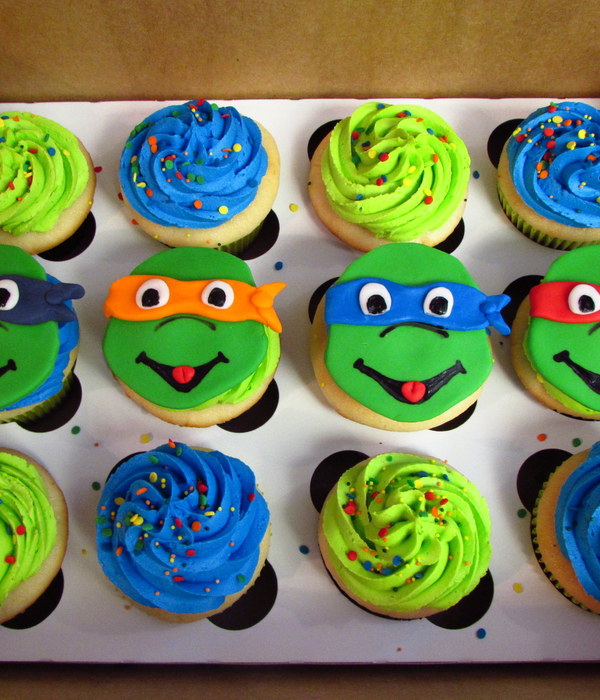 Teenage Mutant Ninja Turtle Cupcakes Teenage Mutant Ninja Turtle Cupcakes
