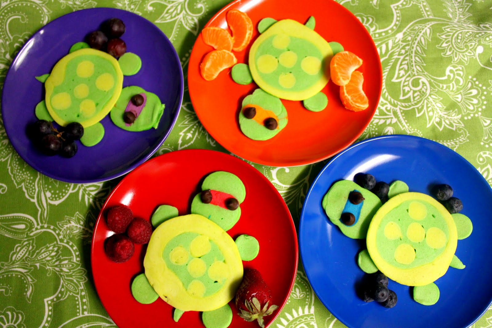 Teenage Mutant Turtle Pancakes Teenage Mutant Turtle Pancakes