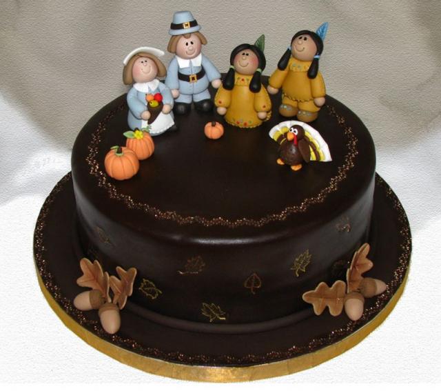 Thanksgiving Chocolate Cake