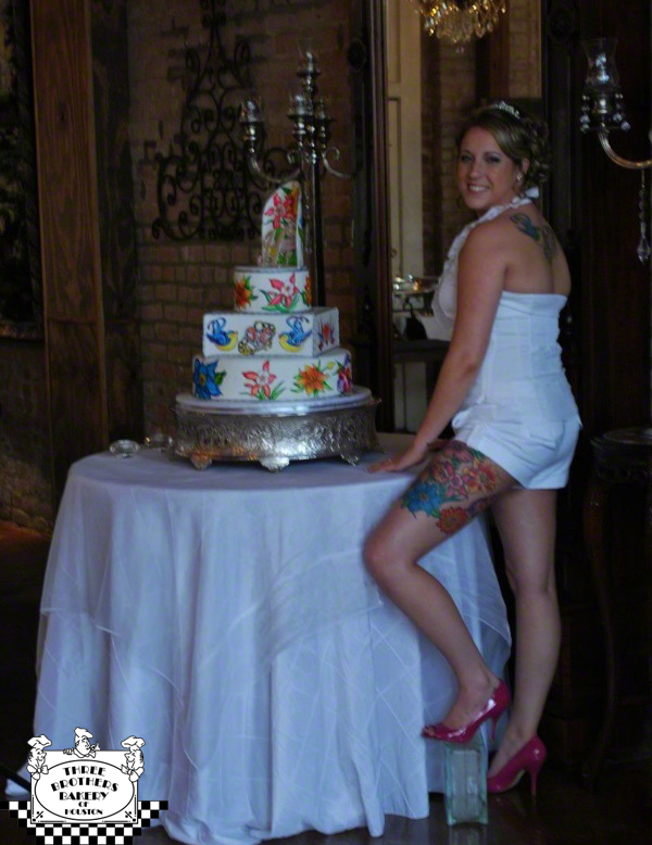 Three Brothers Bakery Wedding Cake